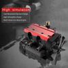 Kooteyybhyy ST-NF2 Engine Model Kit, 7.0cc Mini Inline Double Cylinder Four Stroke Air Cooled DIY Internal Combustion Model, Creative STEM Toy Engineering Construction Kit view 4