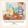 Wmqbjta Kids' Machine, Interactive Mini Crane Game and Prize Toy for Children, and 4 Dinosaur 4 Dog view 3