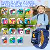 Moremore Smart Watch for Kids with 39 Games, Kids Watch with Touch Touchscreen Alarm Clock, HD Camera, Pedometer, Gifts Toys for Ages 3-12 Years Old for Boys Girls (Blue) view 2