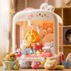 AIQI 55 PCS Mini Claw Machine for Kids Bunny, Vending Machine with Lights Sound, Electronic Prize Dispenser for Kids Girls, Claw Toys Game Gifts for 4 5 6 7 8 Years Old Girls Boys view 1