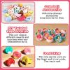 AIQI 55 PCS Mini Claw Machine for Kids Bunny, Vending Machine with Lights Sound, Electronic Prize Dispenser for Kids Girls, Claw Toys Game Gifts for 4 5 6 7 8 Years Old Girls Boys view 3