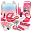 Woumserta Pretend Makeup for Toddlers, Play Makeup Kit for Little Girls Age 3-5, Mermaid Toy with Fake Make up Set for Kids, Christmas Birthday Gifts for 3 4 5 Year Old Girl view 1