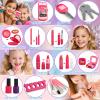 Woumserta Pretend Makeup for Toddlers, Play Makeup Kit for Little Girls Age 3-5, Mermaid Toy with Fake Make up Set for Kids, Christmas Birthday Gifts for 3 4 5 Year Old Girl view 4