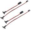 2sets 3Pin Magnetic Snap-on JR Extension Cable for RC Cars Models,Trucks Robotics DIY Electronics,Remote Control lamp Group Magnetic Suction Extension Cable,Quick disassembly Connector (20cm-2 Sets) view 1