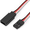2sets 3Pin Magnetic Snap-on JR Extension Cable for RC Cars Models,Trucks Robotics DIY Electronics,Remote Control lamp Group Magnetic Suction Extension Cable,Quick disassembly Connector (20cm-2 Sets) view 4
