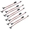5sets 3Pin Magnetic Snap-on JR Extension Cable for RC Cars Models,Trucks Robotics DIY Electronics,Remote Control lamp Group Magnetic Suction Extension Cable,Quick disassembly Connector (20cm-5 Sets) view 1