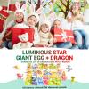 HyBaiS 19" Large 3D Printed Dragon Egg with Dragon Inside, Glow in the Dark Articulated Dragon Toy, Giant Surprise Birthday Gift for Boys Girls Kids Teens Ages 5-7 8-12 view 4