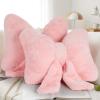 2 Pcs Soft Bow Pillows for Sofa, Office, and Bedroom, Plush Bow-Shaped Cushions view 1