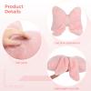 2 Pcs Soft Bow Pillows for Sofa, Office, and Bedroom, Plush Bow-Shaped Cushions view 4