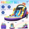 21FT(L) Commercial Grade Inflatable Water Slide for Kids Adults with Giant Pool(UL Blower),100% PVC Adult Water Slide for Backyard Party Outdoor Indoor, Rental,Wet Dry Use 21 * 9 * 13FT view 3