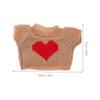 Abaodam 4pcs Bear Doll Sweaters Soft Cozy Clothes for Stuffed Animals Decorative Outfit Accessories for Bears Gift view 2