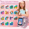 Moremore Smart Watch for Kids with 39 Games, Kids Watch with Touch Touchscreen Alarm Clock, HD Camera, Pedometer, Gifts Toys for Ages 3-12 Years Old for Boys Girls, Pink view 2