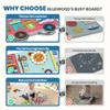 BlueWood Felt Wall Busy Board Panels, Toddler Learning Activity Center, Montessori Philosophy Sensory, Educational Toys, Conducive to All-Round Development - Train view 4