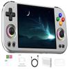ANBERNIC RG477M Retro Handheld Game Console , Aluminum Alloy CNC Android 14 System 4.7 Inch LTPS in-Cell Touch Screen Dimensity 8300 Processor Support WiFi 6E Bluetooth 5.3 12+256GB(Silver) view 1