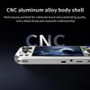 ANBERNIC RG477M Retro Handheld Game Console , Aluminum Alloy CNC Android 14 System 4.7 Inch LTPS in-Cell Touch Screen Dimensity 8300 Processor Support WiFi 6E Bluetooth 5.3 12+256GB(Silver) view 4