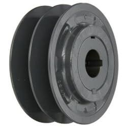 1 3/8" 2-grv Adj Motor Pulley, 97J56