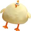 19.7inch Fluffy Fat Chicken Plush Pillow,Soft Mother Hen Stuffed Toys,Decorative Chickens Neck Pillow Cushion Throw Pillow,Yellow Fat Chicken Stuffed Animal Plushies Doll for Home Deco Kids Toy Gift view 1