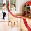 16 Ft Flexible Race Car Ramp Track for Kids Toy with Suction Cups, Compatible with Diecast 1/64th Cars, Rolls Up Portable Racetrack Party Favor Gifts for Boys Ages 3-10 Year Old (Racing Red) view 1