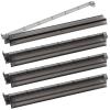 4Pcs Mahjong All-in-One Racks with Pushers, Acrylic American Majiang Tile Holder, Modern Mah Jong Game Rack with Built-in Pushers, Easy Portable American Mahjong Accessories and Gifts(Black) view 1