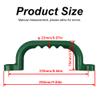 2Pcs Playground Handle Kit, Plastic Yellow Playhouse Grab Handle Climbing Frame Grips with Screws, Park Treehouse Swing Accessories view 4