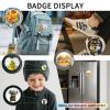 3 in 1 Badge Maker Machine with 78 pcs Button Partse & 36 Sticker,Fridge Magnets Keychains Pin Badges with Circle Cutter Kits,Badge Button Press Machine Kit for Kids (Blue) view 4