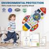 BlueWood Wooden Wall Busy Board Panels, Toddler Learning Activity Center, Montessori Philosophy Sensory, Educational Toys, Conducive to All-Round Development - Rocket view 4