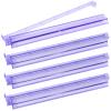 4Pcs Mahjong All-in-One Racks with Pushers, Acrylic American Majiang Tile Holder, Modern Mah Jong Game Rack with Built-in Pushers, Easy Portable American Mahjong Accessories and Gifts(Light Purple) view 1