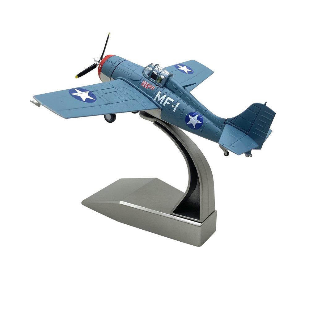 1/72 Scale WWII US Navy F4F Wildcat Fighter Model Alloy Model Diecast Plane Toy for Collection