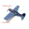 1/72 Scale WWII US Navy F4F Wildcat Fighter Model Alloy Model Diecast Plane Toy for Collection view 2
