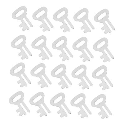 BESPORTBLE 20pcs Money Jar Lock Keys for Piggy Banks and Cash Boxes Safe Key Accessories for Lockable Coin Banks Lock Replacement