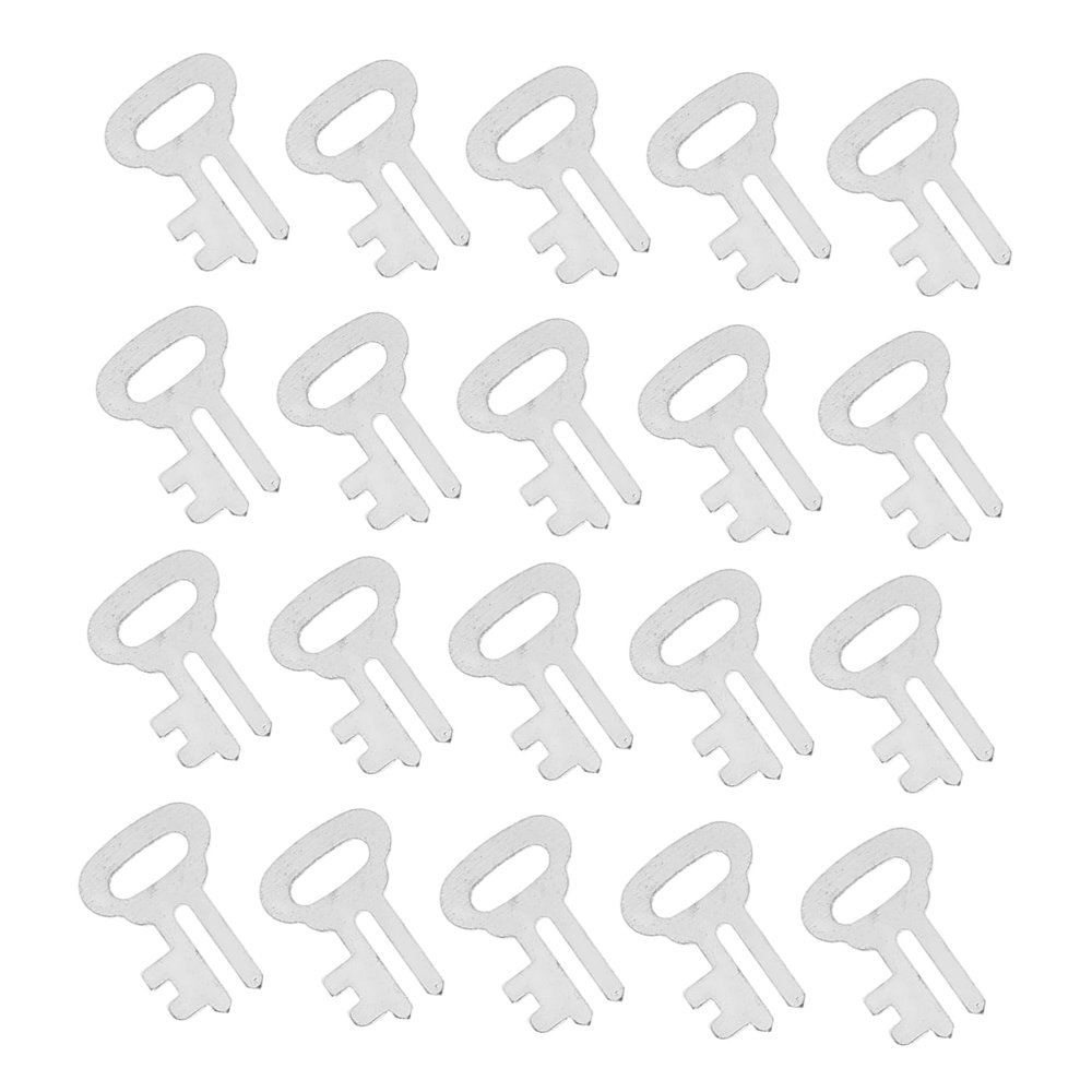 BESPORTBLE 20pcs Money Jar Lock Keys for Piggy Banks and Cash Boxes Safe Key Accessories for Lockable Coin Banks Lock Replacement