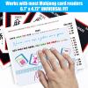 2PCS Mahjong Line Finder, 6.1X4.7'' Acrylic Line Finder for American Mahjong & Mahjong Rules Helper Reader for Quick Rule Reference Clear Rule Helper and Reading Magnifier for American Mahjong  view 4