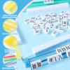 4Pcs Mahjong All-in-One Racks with Pushers, Acrylic American Majiang Tile Holder, Modern Mah Jong Game Rack with Built-in Pushers, Easy Portable American Mahjong Accessories and Gifts(4 Colors) view 3