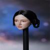 1/6 Scale Female Head Sculpt, 1/6 Asian Girl Light Suntan Skin Head Carved Model with Kind & Friendly Expression Clear Facial Hair Details for 12inch Action Figure Body (Braided Hair) view 4