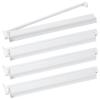 4Pcs Mahjong All-in-One Racks with Pushers, Acrylic American Majiang Tile Holder, Modern Mah Jong Game Rack with Built-in Pushers, Easy Portable American Mahjong Accessories and Gifts(White) view 1