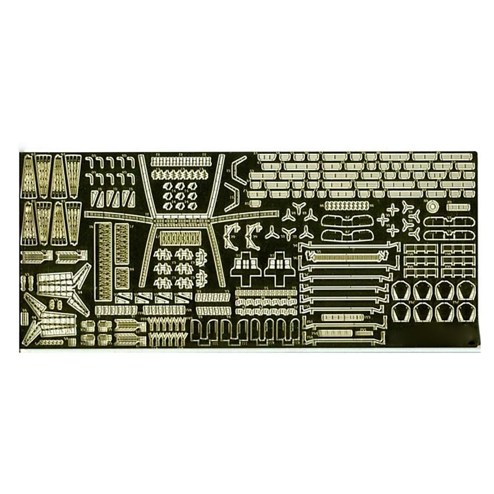 1/700 Scale HMS Ark Royal Aircraft Carrier PE Set  Royal Navy Brass Detailing Kit for Warship Model Enthusiasts