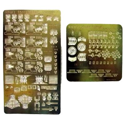 1/700 Scale US Navy Warship Radar PE Set Universal Photo-Etched Upgrade for Ship Model Builders