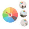 Abaodam Prize Game Wheel Small Lightweight Rotary Turntable for Classroom Learning Carnival Fun Fundraisers and Parties Enhances Creativity Hand Eye Coordination and Visual Skills view 4