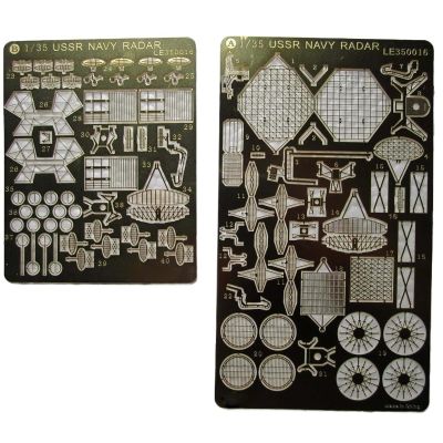 1/350 Scale Modern Russian & Soviet Navy Radar PE Set  Universal Upgrade Kit for Ship Model Hobbyists