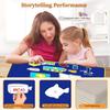 Ai fsem Cat's Big Lunch Felt Board Story Sets 25 Pcs Felt Pieces Preschool Storytelling Learning Activities for Kindergarten Family view 2