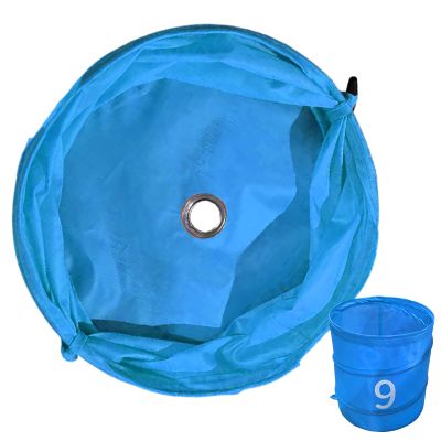 Backyard Golf gameBucket- Outdoor PracticeBucket, Foldable Golf Chipping gameStorageBucket| Digital StorageBucket,Ball Sport Training Oxford Fabric Organizer for Adults Beginners Kids Women Men