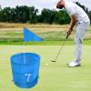Backyard Golf gameBucket- Outdoor PracticeBucket, Foldable Golf Chipping gameStorageBucket| Digital StorageBucket,Ball Sport Training Oxford Fabric Organizer for Adults Beginners Kids Women Men view 2