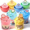 4 Pack Christmas Slime Balls Kit for Kids, Super Soft Butter Slime Toy, Classroom Party Favor for Kids, Xmas Gifts for Girls & Boys, Christmas Stocking Stuffers view 1