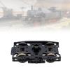 CoudarTitie Train Toy, 1/87 Model Trains, Railway Layout Railway Accessories, HO Scale 1:87 Roller Bearing Truck view 3