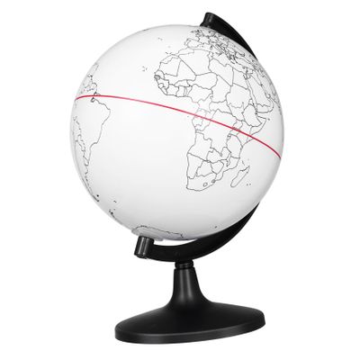 BESPORTBLE DIY Blank Globe Model for Painting and Coloring Small Globe Ornament for Art Class and Geography Learning for Adults and Unique Interactive Decoration