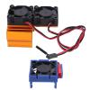 Alomejor ESC Motor Dual Fan Set Aluminum Plastic ESC Cooling Fan Set for Slash 4x4 Rustler Hoss Velineon (Gold) view 2