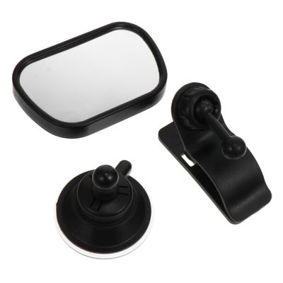 Beaupretty Rear View Mirror for Car Adjustable Angle Observation Mirror Safety Shatterproof for Back Seat Monitoring