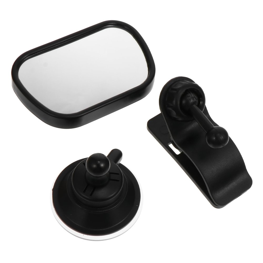 Beaupretty Rear View Mirror for Car Adjustable Angle Observation Mirror Safety Shatterproof for Back Seat Monitoring