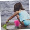 Beaupretty Thickened Beach with Large Bucket and Sand Shovel Sand Pail Playthings for Outdoor Water and Creative Summer Tool for Boys Random Color view 4