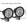 Alomejor RC Car LED Light, 4LED Headlights Broad Crawler Roof Light for 1:10 RC Crawler SCX10 90046 (White Lighting) view 2